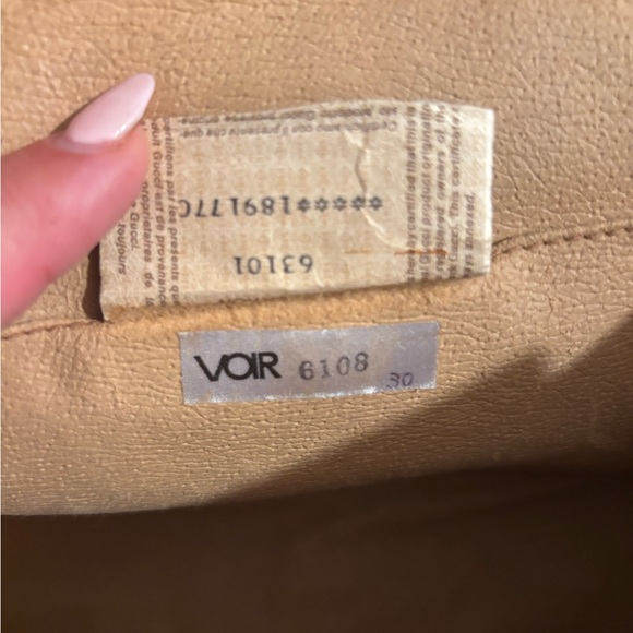 Gucci Beige and Brown Monogram Clutch with Green and Red Accent - Picture 7 of 9